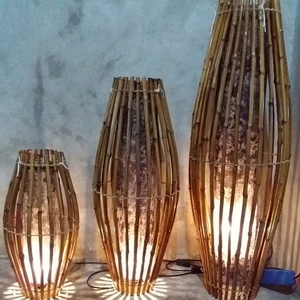 Handmade Eco-Friendly Bamboo Lamp Natural Color 60-100 cm Sizes