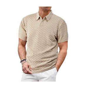 Cross-Border Men's Clothing European/American Style Summer Thin Breathable Sweat-Wicking Loose Casual Solid Color For Shirt