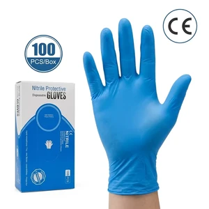 Medical Surgical Powder Free Nitrile Gloves Manufacturing Disposable Non Sterile Latex Examination Biodegradable Nitrile Gloves