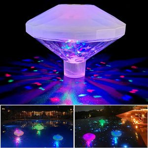 Floating Underwater Light RGB LED Disco Party Glow Show Swimming Pool Hot Tub Spa Lamp Baby Bath Light
