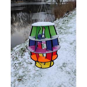 Bdt 3D Camper Beacon Lantern USB LED Light Height 65cm Diameter 34cm for Camping