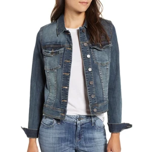 Custom Made Women's Turn Down Collar Acid Washed Denim Jackets Professional Manufacturer New Arrivals Ladies Denim Jeans Jacket