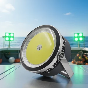 800w COB Powerful Green Light Fishing Catching Night Lamp Gathering Ocean Boat LED Fishing Light for Night Fishing Boat