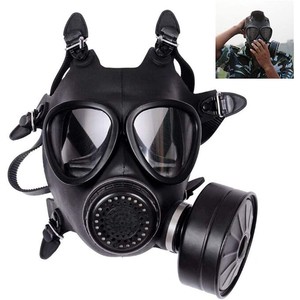 Factory Direct Sale Personal Protective Equipment Protective Gas Mask Black PC Natural Rubber Face Mask