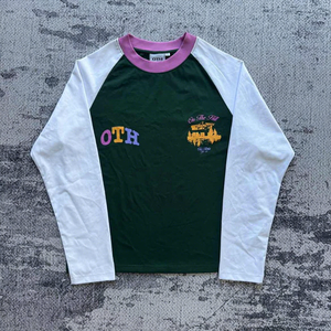 MT1195 Long Sleeve T-Shirt 100% Cotton Women Shirt With Dtg Print High Quality Casual T Shirts Reglan Shirts