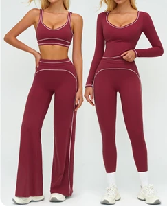 Seamless Custom Yoga Set for Women, New Stylish Design, Premium Quality Affordable Activewear