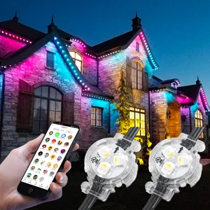 Led Pixel Point Lighting DC12V Waterproof 5050 Smd Smart Led Rgb Permanent Led Christmas Pixel Lights Outdoor Decoration