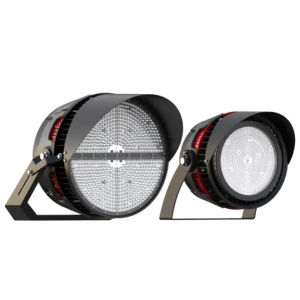 300W 500W 600W 750W 1000W 1250W LED Sports Light IP66 Waterproof 3-in-1 Power Adjustable 150LM/W U Bracket Stadium