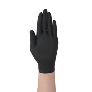 Ultra-Stretch Disposable Nitrile Gloves 5MIL Thickness Puncture-Resistant Multi-Layer Anti-Slip Textured Fingertips Flexible