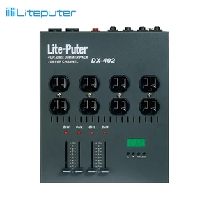 4 Channels 30A Dimmer Pack with DMX512 Control for Stage Lights AC100-240V