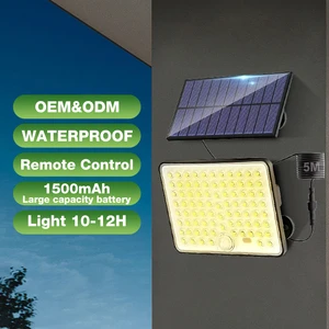 Single Head Solar Outdoor Light Motion Sensor Light Control Waterproof Wall Lamp Country House Garden Courtyard Street Lights