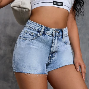 Women's High-Waist Denim Shorts Sexy Casual Summer Streetwear
