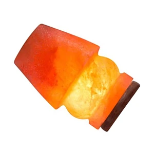 Himalayan Pink Salt Rock Lamp USB Bedside Night Light Natural Crystal Brick Dimmer Switch Table Decor Wholesale