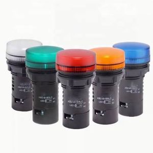 PLC LED Indicator Power Indicator Light Buzzer Signal Lamp Black