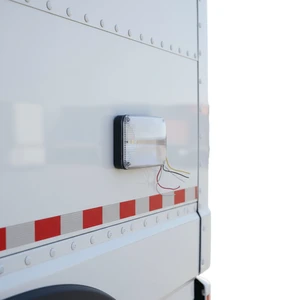 New Dual Color 6*4 LED Warning Light for Fire Truck Ambulance and Other Emergency Vehicles 12V Retrofit Flashing