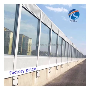Roadside Transparent Acoustic Noise Barrier Acoustic Soundproof Fencing Outdoor Easy To Install Acrylic Noise Barrier Sheet