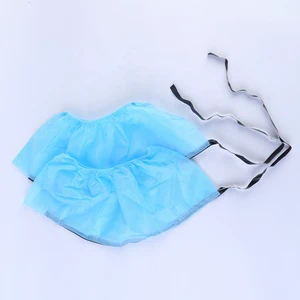 Shoe Covers Esd Plastic PP PE Anti-slip Waterproof Disposable Non Woven Safety Shoes Protector Cover Shoe Covers with Grip