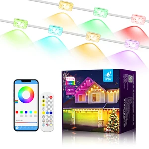 15M /30M/45M Decorative Lighting Colorful Eave Light With the Application Control Waterproof Led Outdoor Decorative Light String