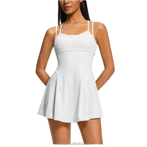 New Tennis Skort Sport Jumpsuit Quick-Drying Breathable Yoga Skirt Anti-Glare Fitness Outdoor Sports Golf Skirt Women