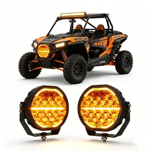 Showlights New Design Dual Color Led Work Fog Light Bar Off Road 4x4 ATV Truck Led Light