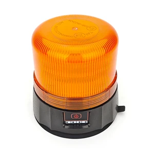 Flashing Amber With Magnetic Base Portable LED Emergency Beacon Lamp Wireless Rechargeable Light
