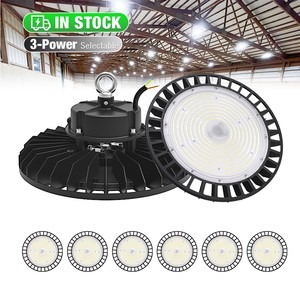 In Stock Power Switchable High Bay 240W 200W 150W 120W 90W Industrial Workshop High Brightness LED High Bay Light