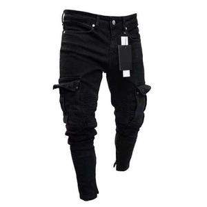 Soft Stretchable Men Denim Trousers Comfortable Slim Fit Jeans Perfect for Outdoor Activities Daily Wear and Casual Fashion