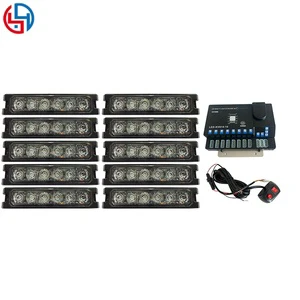 YUANHAO LED Flash Warning Light 1W Led Warning Light 10 in 1 Led Emergency Warning Light 12v 24v Lamp Beacon Indicator Light