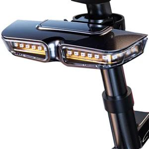 Bike Rear Tail Turn Signal Light LED Bicycle USB Indicator Wireless Remote MTB Road Cycling Turning Safety Warning Lamp
