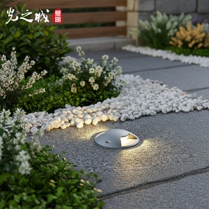 Underground Four Side Light 3w Led Step Recessed Home Landscape Lighting Outdoor Waterproof Brick Light square