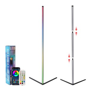 Indoor RGB Floor Lights With USB Charging Color Changing Corner Lamp Perfect For Game Atmosphere Decoration