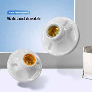 E27 B22 AC Motor Plastic Ceramic Edison Bulb Socket Screw LED Lighting Accessories Lamp Holder Bases