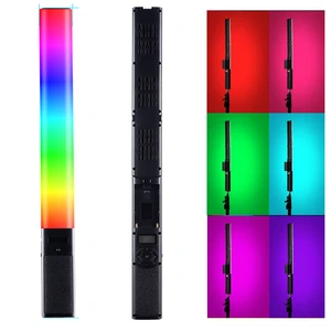 Tolifo 60W 30W 20W 6000K Youtuber RGB LED Stick Handheld Photo Video Light Wand for Photography Videography Studio
