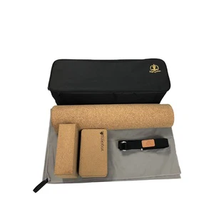 Hot Sale 6 Piece Essential Yoga Starter Kit Set Includes Mat/ Blocks/ Towels /Strap in Bags