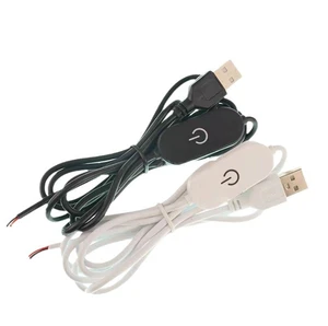 DC5V 2A USB Touch Dimmer Switch Controller with 1.5M Length for Single Color LED Lights/Led Desk Lamp