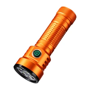 Aluminum Alloy Cannon Tactical EDC Torches 6800mAh USB Rechargeable Waterproof LED Flashlight