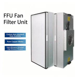 Class 100 H14 HEPA Filter OEM Supported Customizable Cleanroom Fan Filter Unit For Electronic Workshop