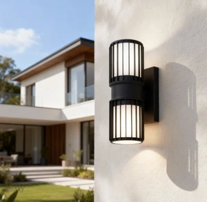Die-cast Aluminum Modern Home Lighting up and Down Lights/outdoor Light/hotel Villa Exterior Mounted Waterproof