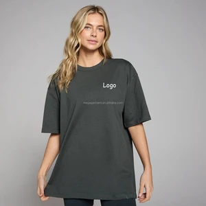 Wholesale Summer Casual Short Sleeve Premium Solid Color Womens Plus Size T Shirt