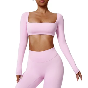 Lightweight High Quality Yoga Top Quick Dry Breathable Plus Size Yoga Shirt for Running Exercise Fitness Sports