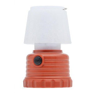 Camping 60 Lumen White Light and Flickering Flame Mini Lantern Assorted Colors