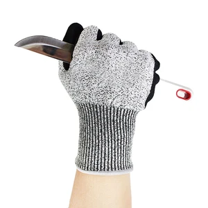 Anti-cut Nitrile Sandy Coated Work Gloves For Metal Stamping Personal Protective Equipment Mechanics Industrial Glove