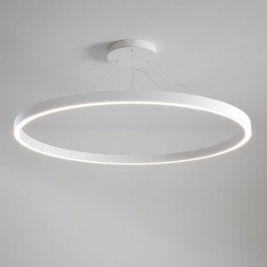 100LM/W CRI>90 halo Ring Led Pendant Linear Light With Aluminum Profie Different Sizes
