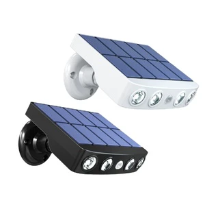 500 Lumen Solar Motion Sensor LED Wall Lamp 40W Outdoor Induction Lamp with 3 Modes for Garden Lighting
