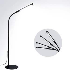 Wholesale Modern Small Stepless Dimmer Standing Desk Lamp Remote Control Metal LED Floor Lamp For Living Room High CRI 90 50000