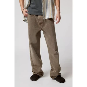 Wholesale Men Custom Logo Jeans Plus Size Men's Loose Denim Baggy Brown Color Jeans Pants for Men OEM Serviced