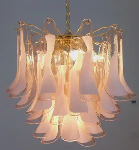 Modern Indoor Nordic Style Glass Chandelier Ceiling Light Hanging Lamp for Home Hotel Living Room Decorative