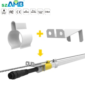 Poultry Lighting Chicken Lights Dimmable 0-10v Tube 900mm-2400mm Flicker Free LED Poultry Light Corrosion Free T6 TubDC48V