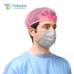OEM/ODM Disposable 4 Ply Active Carbon Face Mask Black Safety Dust Proof Face Mask Anti Dust Protective Mask