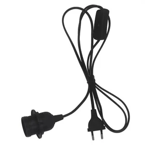 Extension Hanging Lantern Cord Cable E26 E27 Socket Gear Switch US AC Power Plugs Pendant Lighting Bulb Lamp for Kitchen